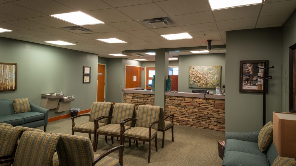 Patient Waiting Area in Chesapeake Medical Office with Surgery Center